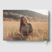 Pinceau photo Script Elegant Blush Sweet 16 (Verso)