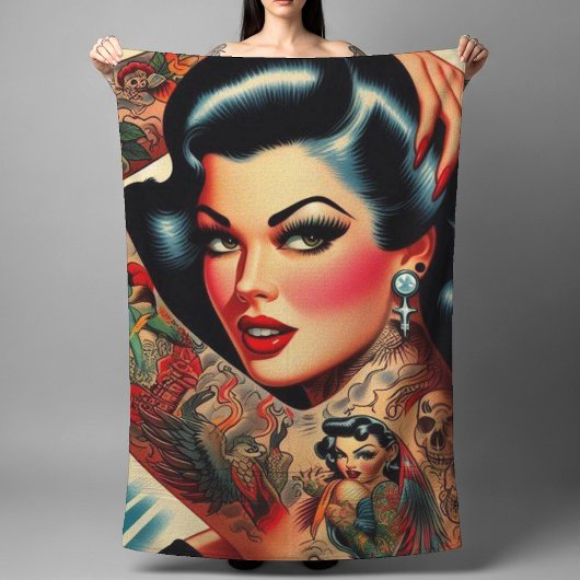 Pinceau tatoué vintage