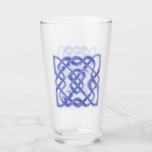 Pinceau violet celtique à noeud verre