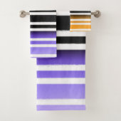 Pinceau violet noir orange pinceau Halloween (En situation)