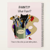 Pinceaux palette Noir Kitten Artiste (Dos)