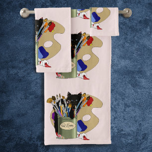 Pinceaux palette Noir Kitten Artiste