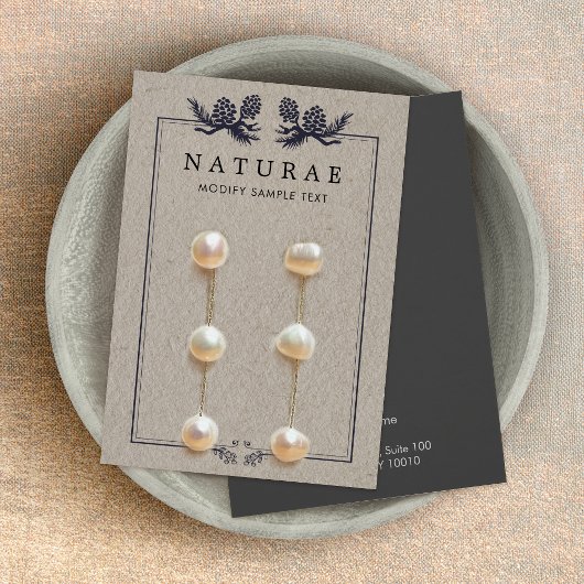 Pinceaux Rustiques Kraft Pine Elevant Bijoux