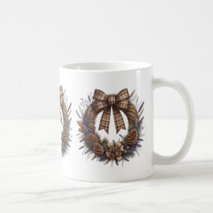 Pincecone Wreath Mug