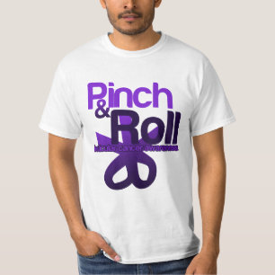 Pinch and Roll voor Testiculaire Kanker Awareness T-shirt