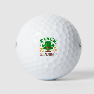 Pinch Charming Funny St Patricks Day Mannen Jongen Golfballen