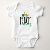 Pinch Charming St. Patricks Day Cute Boy Romper (Voorkant)