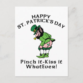 Pinch It Happy St Patrick's Day Briefkaart