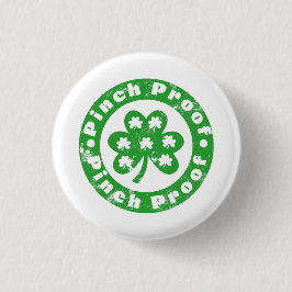 Pinch Proof St. Patrick's Day Ronde Button 3,2 Cm