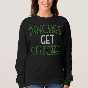 Pinches krijgen Stitches leopard St Patrick's Day Trui