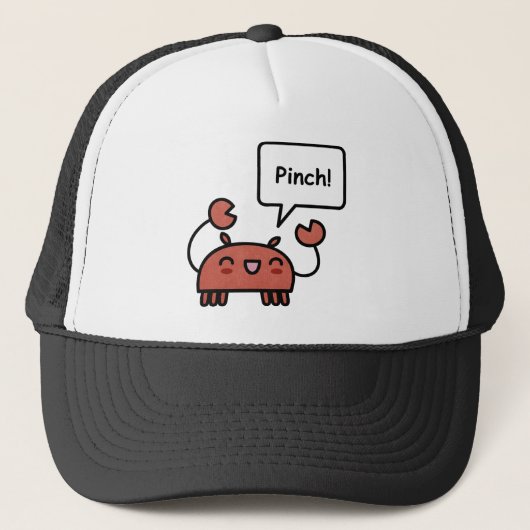 Pinchy Crab Trucker Pet (Voorkant)