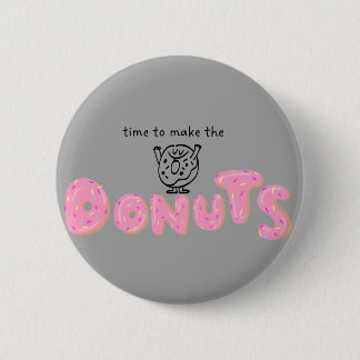 Pincode voor Donuts-thema Ronde Button 5,7 Cm