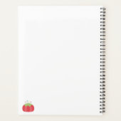 Pincushion tomate mignonne à coudre fait main (Dos)