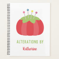 Pincushion tomate mignonne à coudre fait main