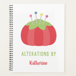 Pincushion tomate mignonne à coudre fait main