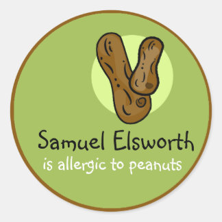 Pinda-allergie  Sticker