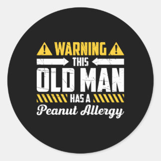 Pinda Allergie Voor Pinda Allergie Lijders Pinda Ronde Sticker