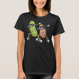 Pinda en augurk Dabbing Peanut Butter Lover T-shirt