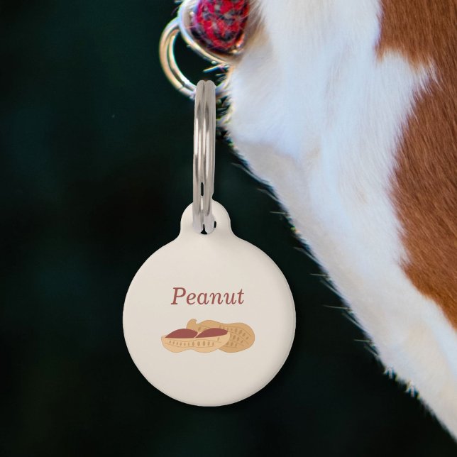 Pinda Pet Tag Huisdierpenning (Peanut Pet Tag)