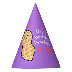 Pinda verjaardagsfeest Schattigee Kinder Cartoon n Feesthoedjes