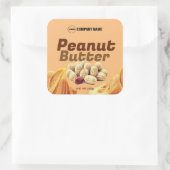 Pindakaas aangepaste label Sticker (Tas)