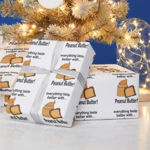 Pindakaas Brood Snack Eten Cadeaupapier