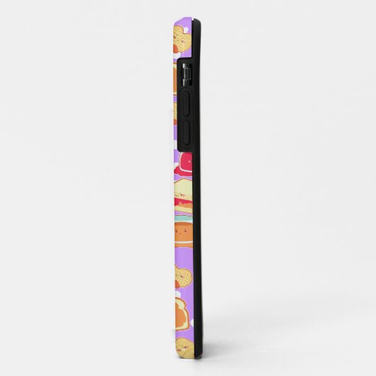Pindakaas en aardbeiengelei Case-Mate iPhone case (Achterkant/links)