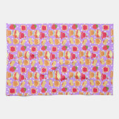 Pindakaas en aardbeiengelei theedoek (Horizontaal)