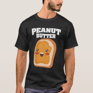 Pindakaas en gelei eten beste vriend BFF T-shirt