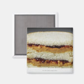 Pindakaas en jelly-boterham. magneet (Voorkant / Achterkant)