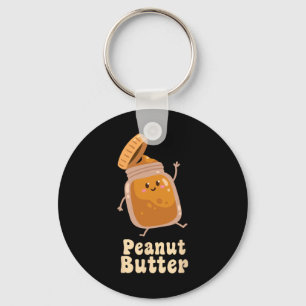 Pindakaas en Jelly Matching Paar Halloween Sleutelhanger