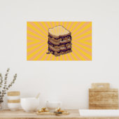 Pindakaas en Jelly Sandwiches Poster (Keuken)