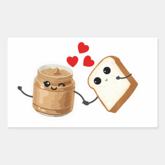 Pindakaas op mijn toast Sticker