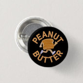 Pindakaas Vibes Grappig & Schattige Ontwerp Ronde Button 3,2 Cm (Voorkant /achterkant)