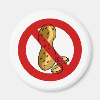 Pindakneallergie Magneet