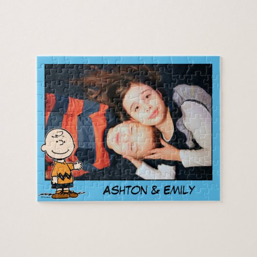 pinda's | Aangepaste foto Charlie Brown Legpuzzel (Horizontaal)