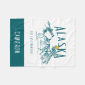 pinda's | Alaska de laatste grens Fleece Deken (Voorkant (Horizontaal))