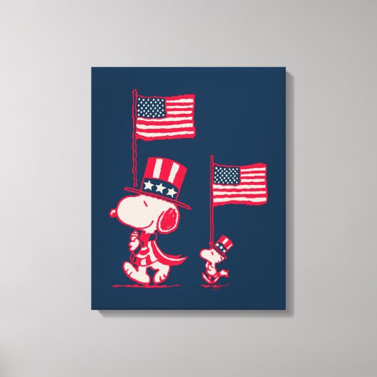 pinda's | American Summer Old Glory Canvas Afdruk (Voorkant)