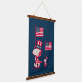 pinda's | American Summer Old Glory Hangend Wandkleed (Gebogen)