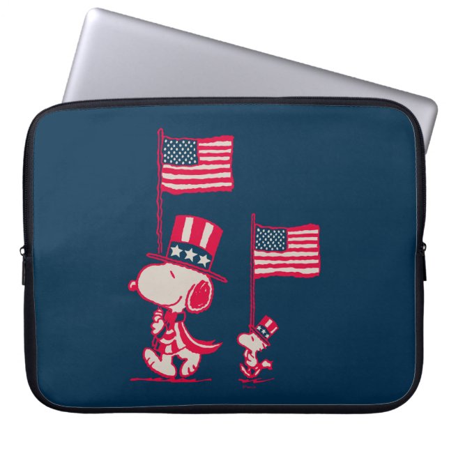 pinda's | American Summer Old Glory Laptop Sleeve (Voorkant)