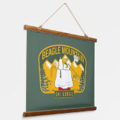 pinda's | Bergberg Ski Lodge Hangend Wandkleed (Gebogen)