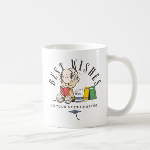 Pinda's Beste Wensen Afstudeerfeest Snoopy Lezen Koffiemok