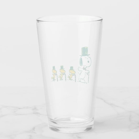 pinda's | Candy Cane Cuties Glas (Achterkant)