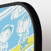 pinda's | Charlie Brown Comic Pattern Pickleball Paddle (Links Detail)