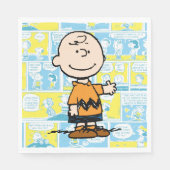 pinda's | Charlie Brown Comic Pattern Servet (Voorkant)