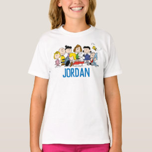 pinda's   Charlie Brown en Gang   Jouw namen toevo T-shirt