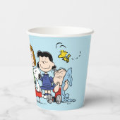 pinda's | Charlie Brown en Gang Papieren Bekers (Achterkant)