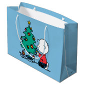 pinda's | Charlie Brown-kerstlampjes Groot Cadeauzakje (Achterkant Gekanteld)