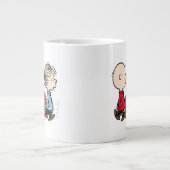 pinda's | Charlie Brown & Linus Extra Grote Beker (Voorkant)