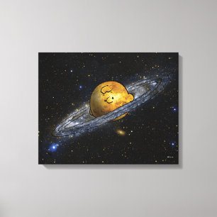 pinda's Charlie Brown ruimed uit Canvas Afdruk